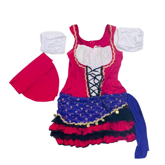 Leg Avenue, Medium/Large, Crystal Ball Gypsy Woman Costume - Picture 3 of 5